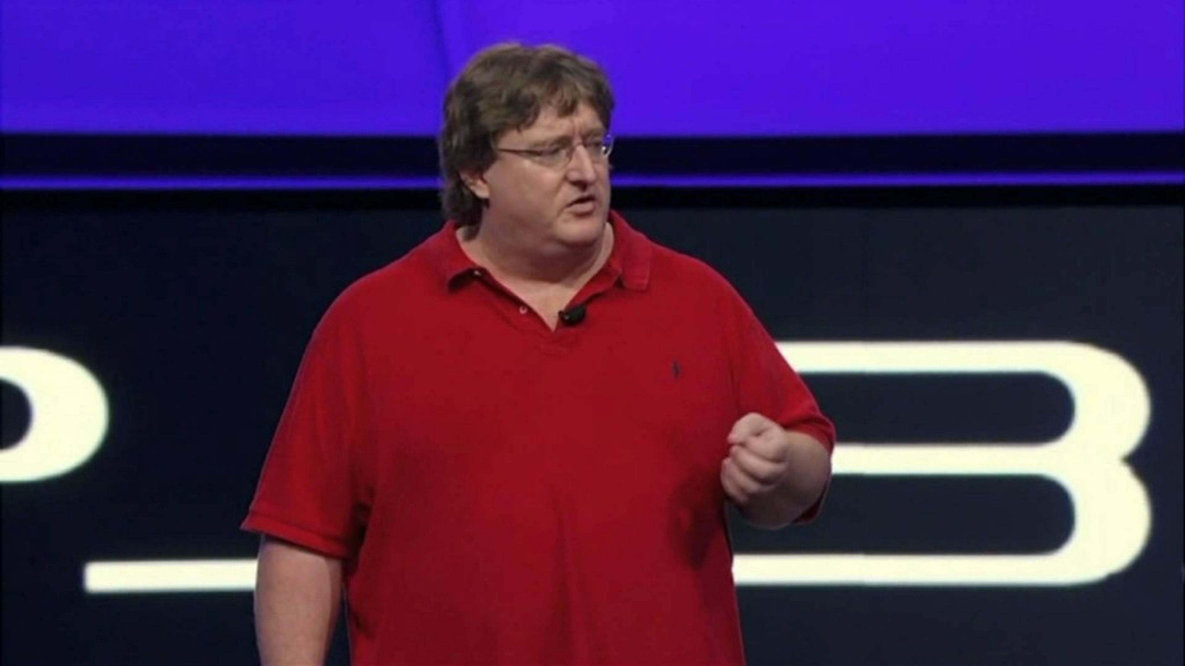 Gabe Newell en el E3