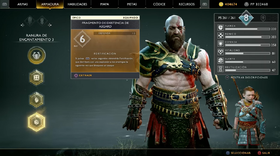 Guantelete God of War fragmento god of war