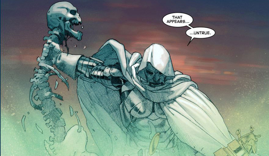 El Doctor Muerte (como Dios Emperador Muerte) Heroes y villanos que han podido derrotar a Thanos en los cómics