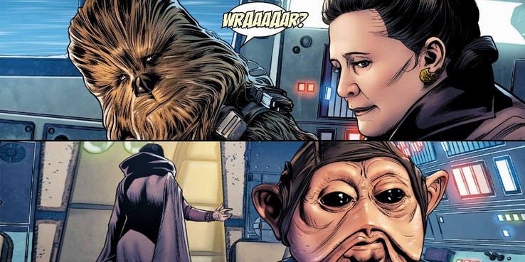 Leia comic Poe Dameron Leia comic Poe Dameron