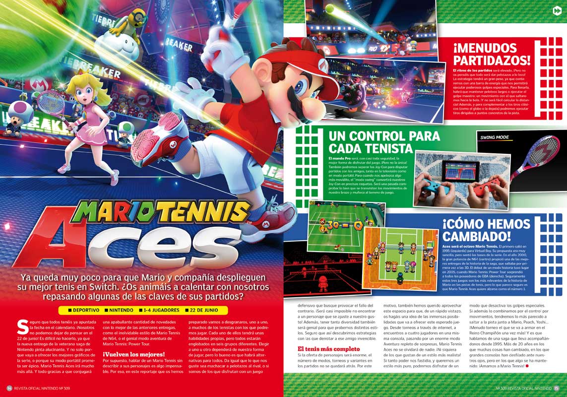 Mario Tennis Aces RON 309 Mario Tennis Aces RON 309