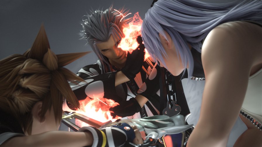 Sora y Riku vs. Xemnas Sora Riku vs Xemnas