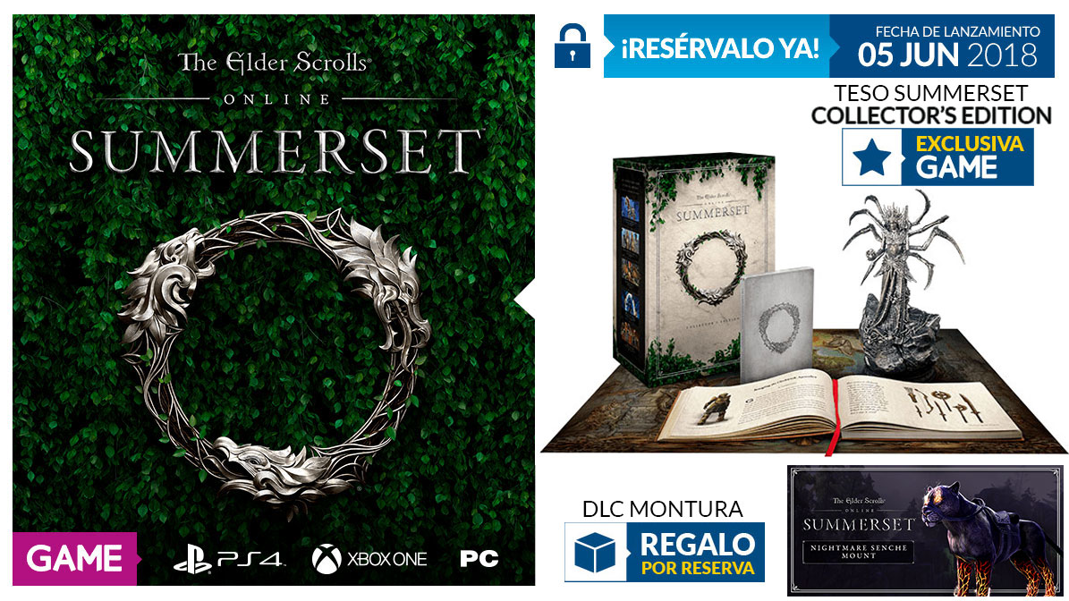 TESO Summerset coleccionista GAME summerset