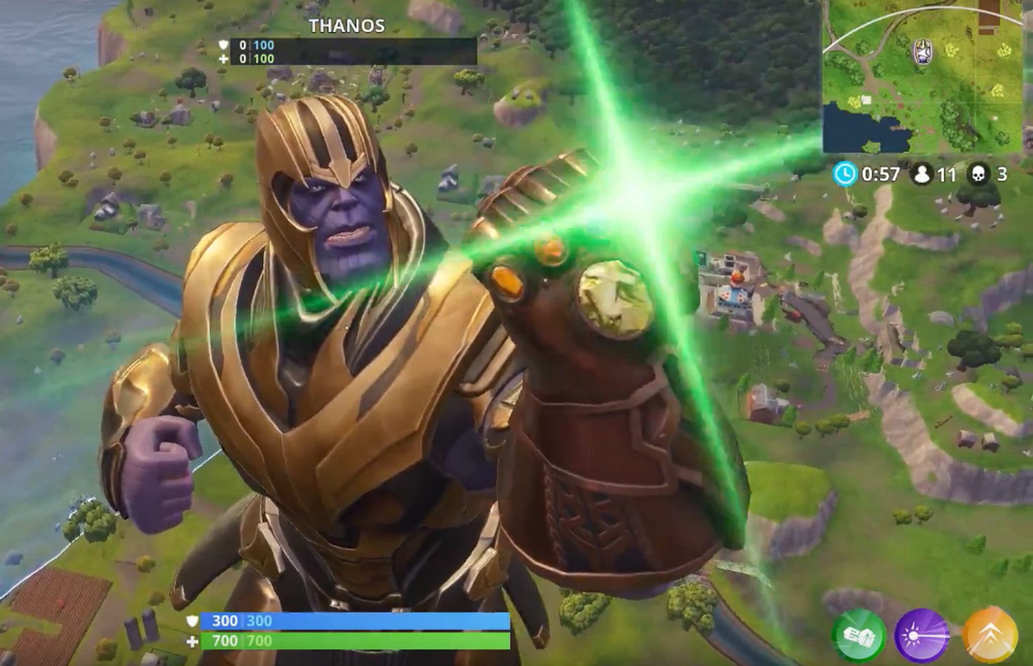 Thanos en Fortnite Battle Royale