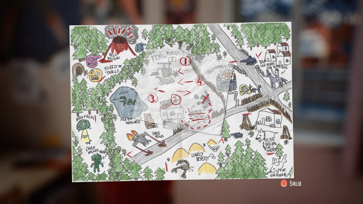 Captain Spirit Mapa del tesoro captain spirit