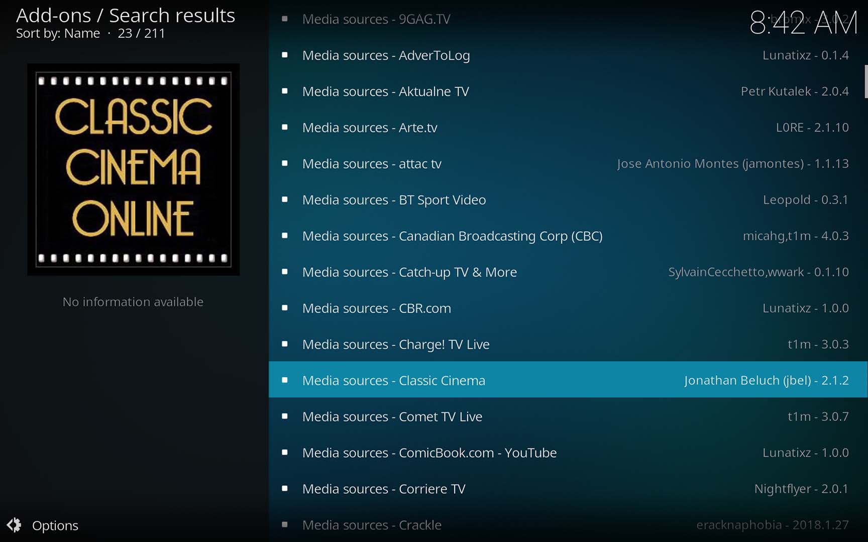 Classic Cinema Kodi Classic Cinema Kodi