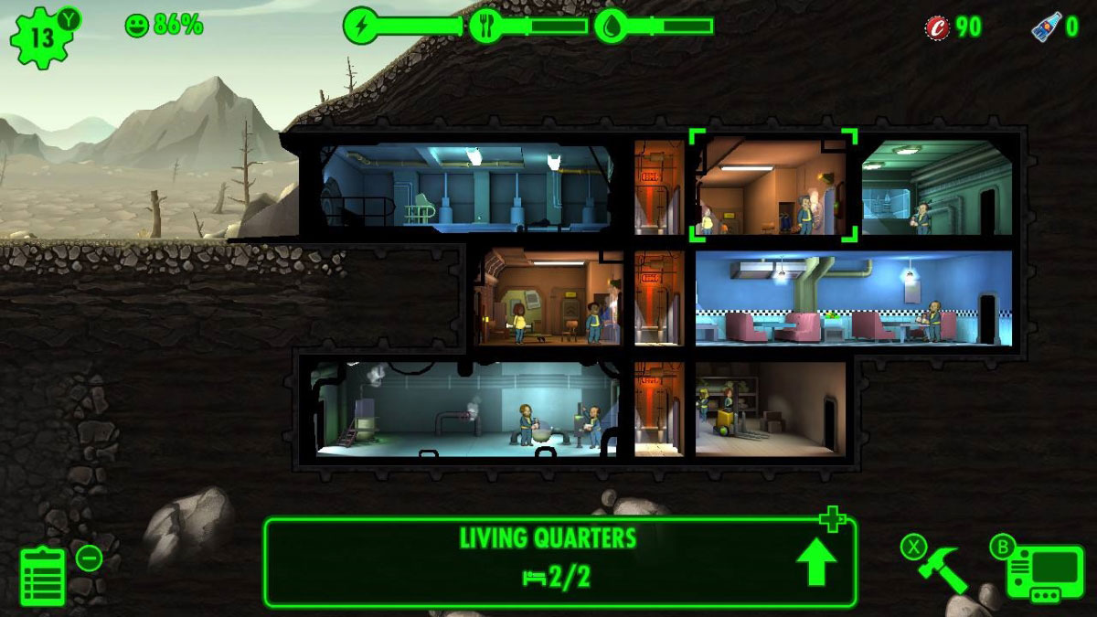 fallout shelter how to quiy game xbox one