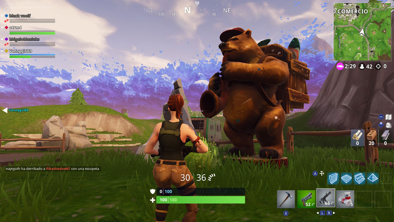 Busca Entre Un Oso Un Crater Y Un Cargamento De Neveras Completa - fortnite battle royale