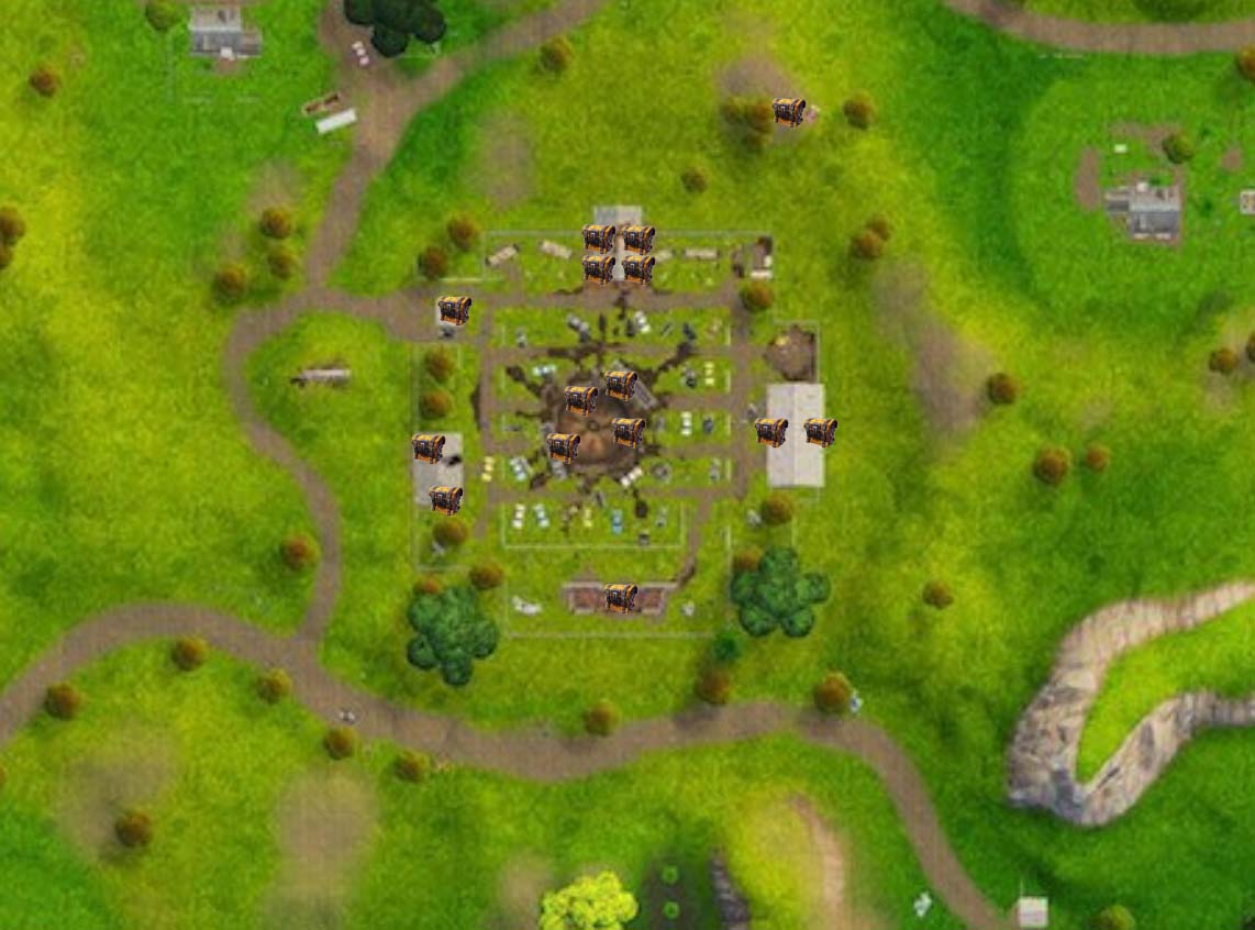 Fortnite Carretes Comprometidos Mapa Cofres Fortnite Carretes Comprometidos Mapa Cofres