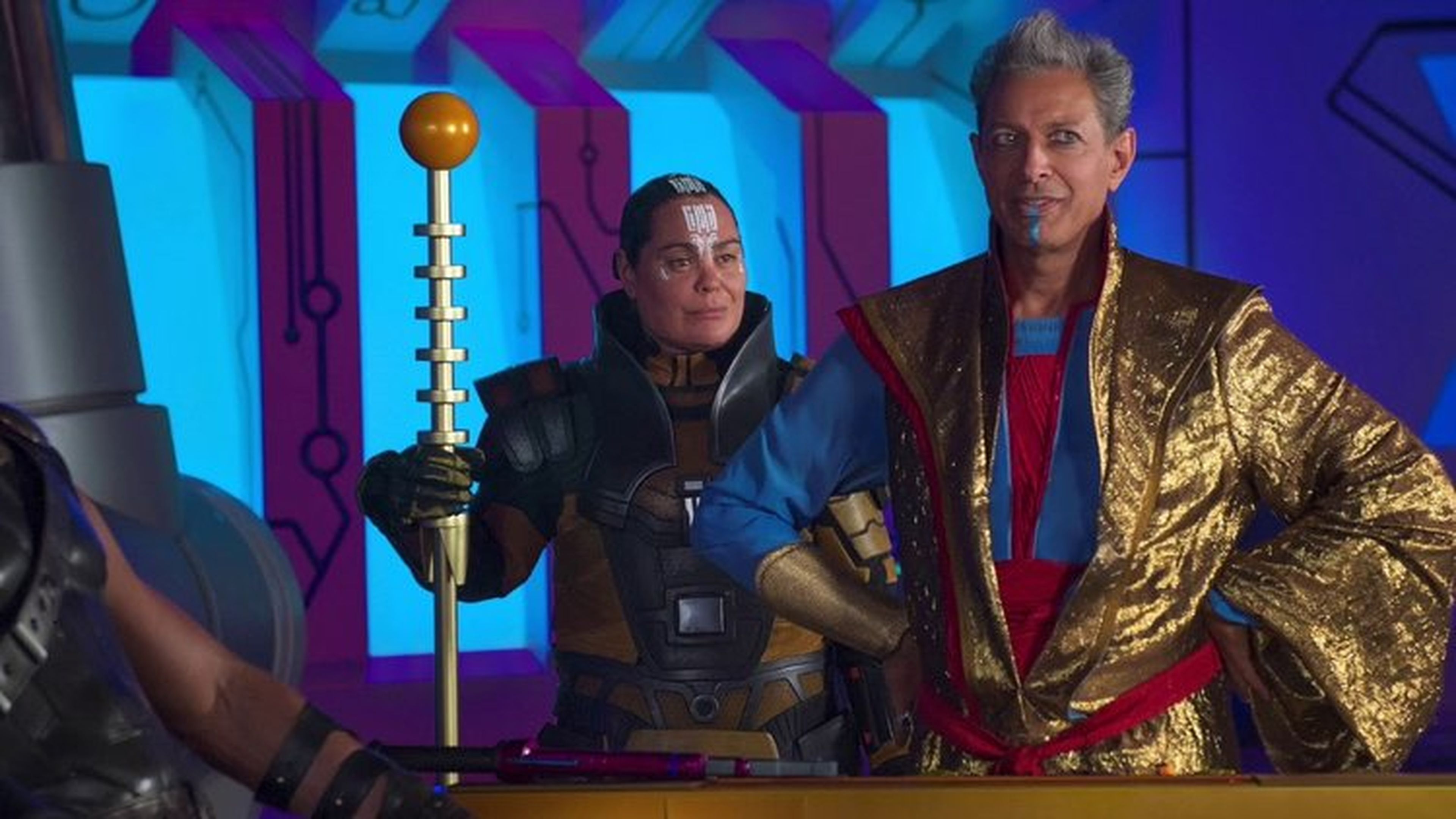 Jeff Goldblum como el Grandmaster en Thor: Ragnarok