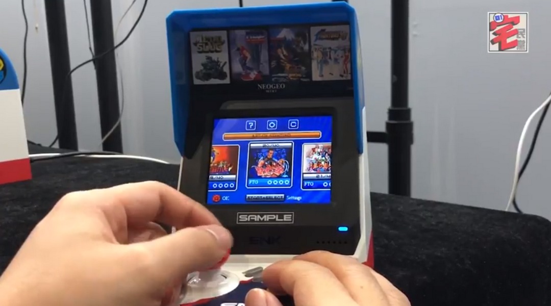 Neo Geo Mini en vivo y en directo, así luce su mini pantalla Neo Geo Mini