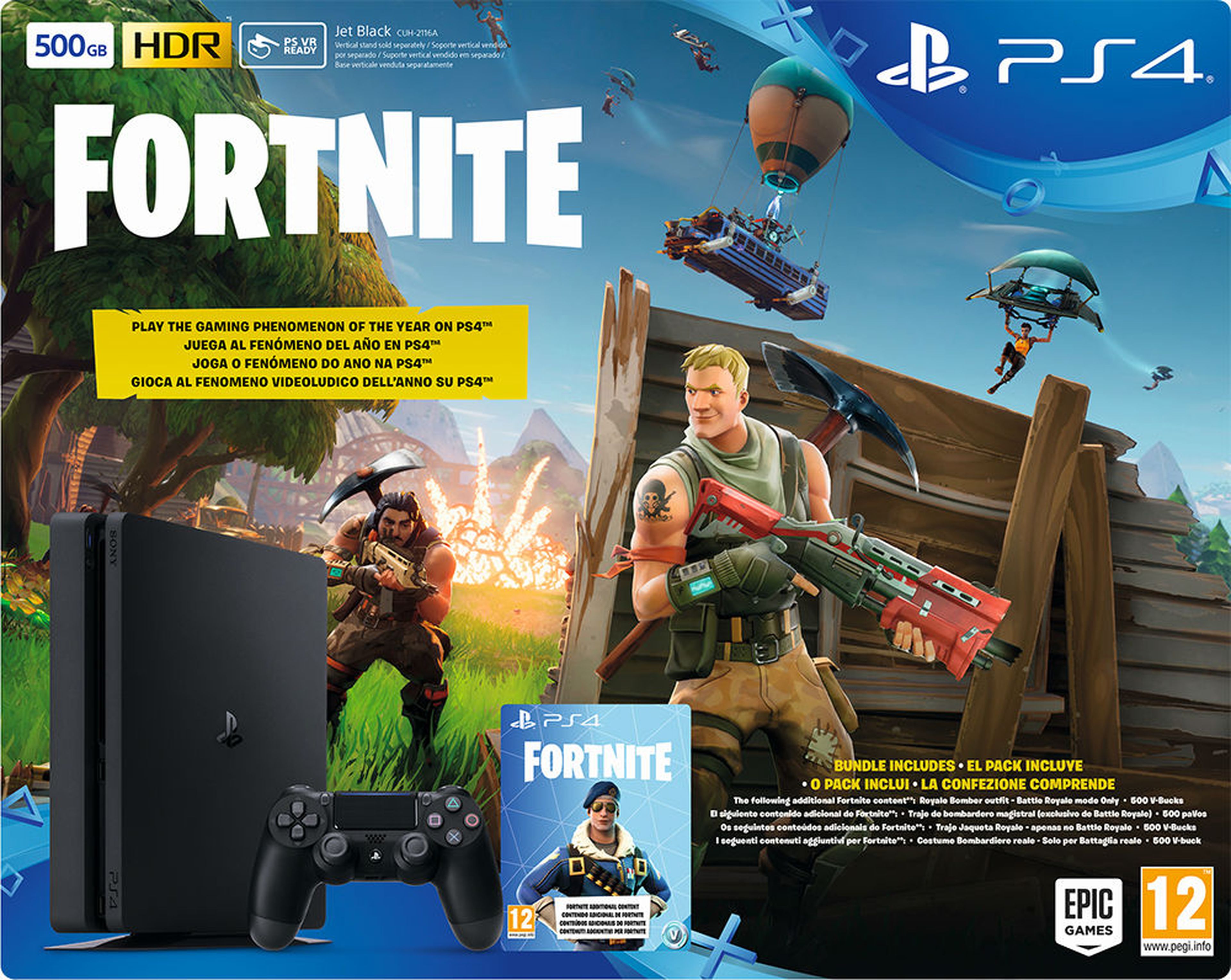 El pack Fortnite Battle Royale + PS4 ya está disponible