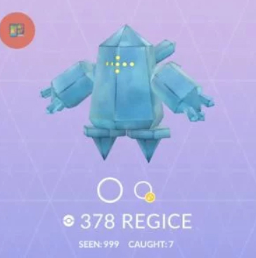 Pokémon GO Regice Pokémon GO Regice