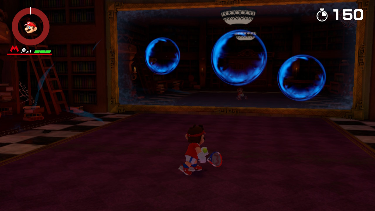 Sala de los reflejos Mario Tennis Aces mario tennis aces