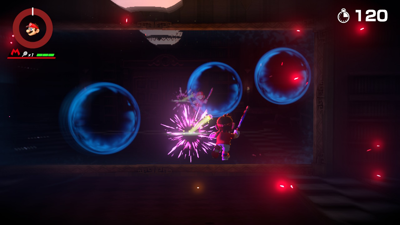 Sala de los reflejos Mario Tennis Aces mario tennis aces