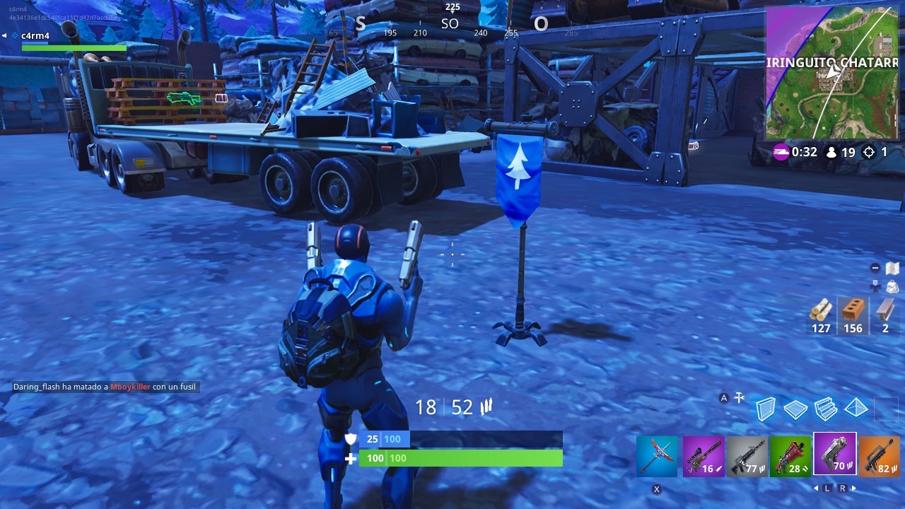 visita el centro de ubicaciones con nombre en una misma partida en Fortnite BR Estandarte visita el centro de ubicaciones con nombre en una misma partida en Fortnite BR Estandarte
