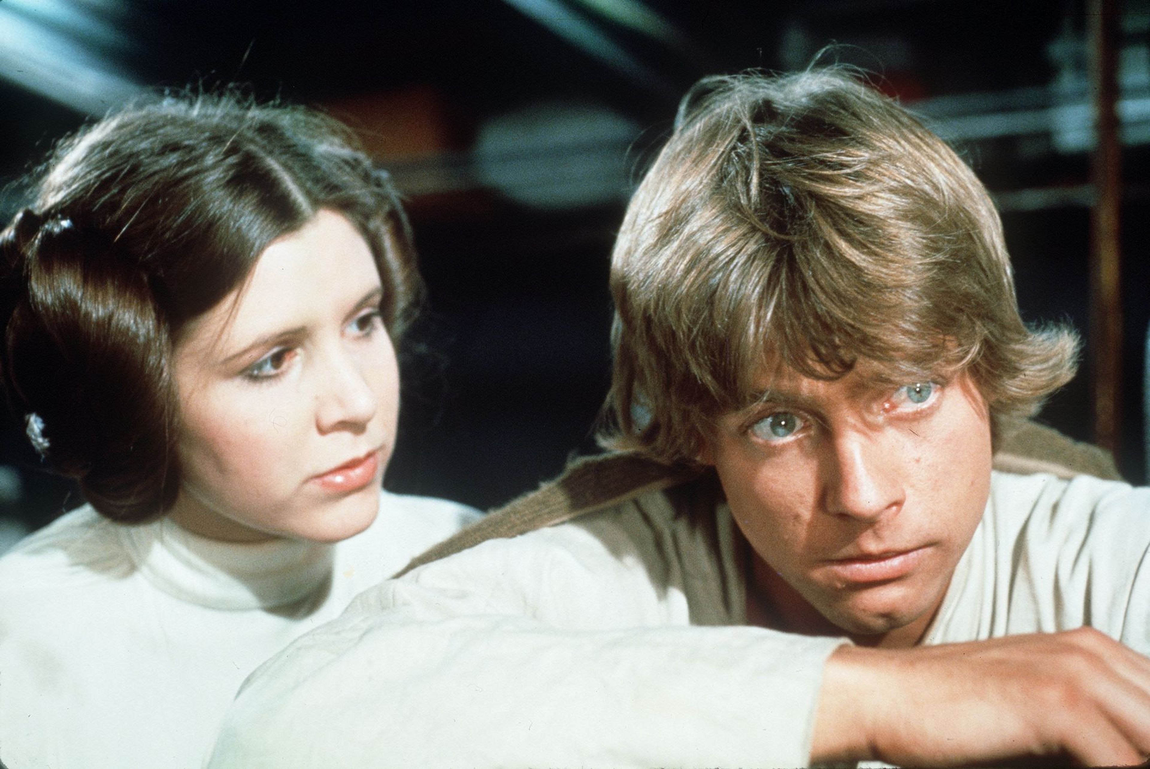 Mark Hamill y Carrie Fisher
