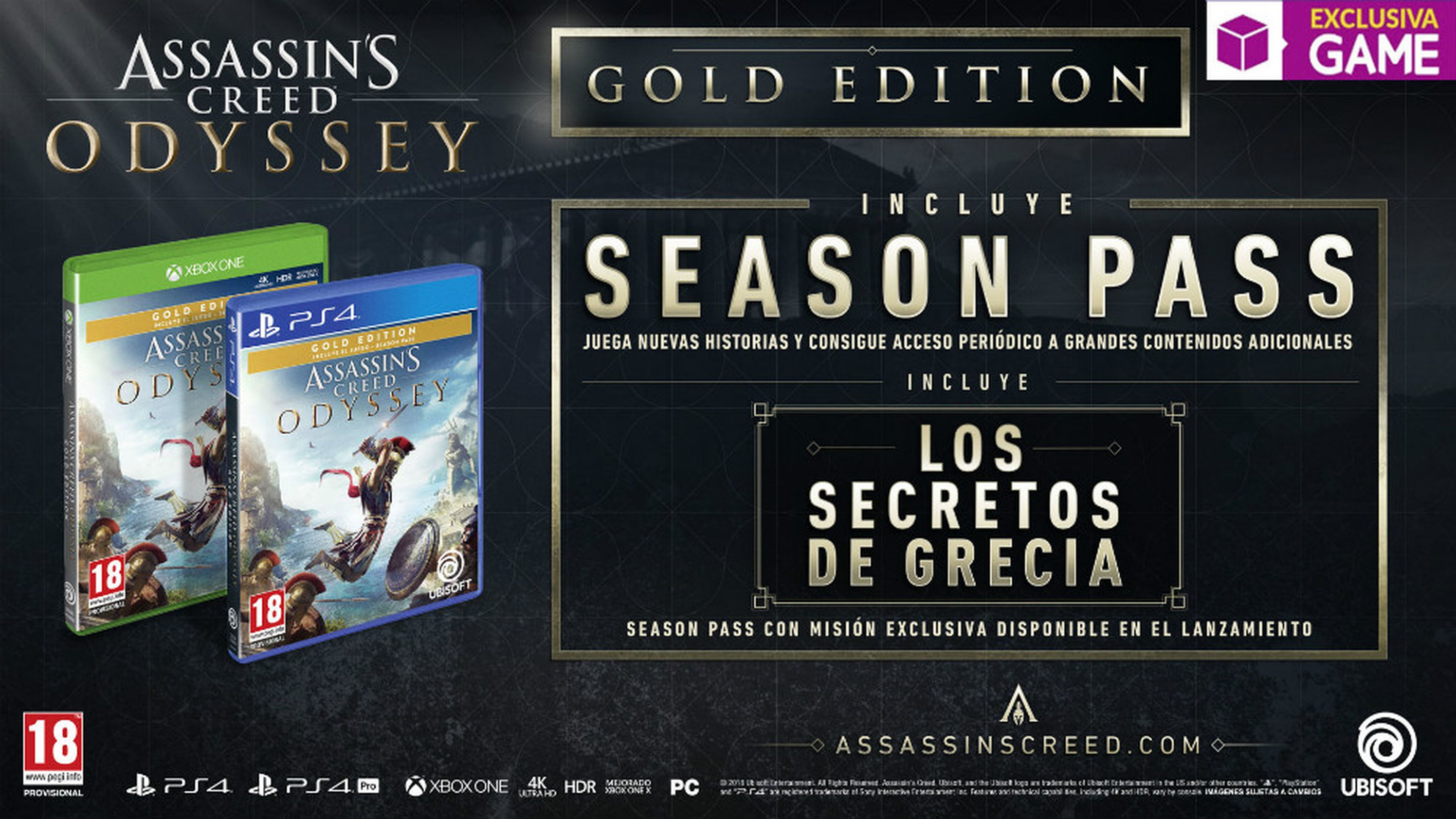 Assassin's Creed Odyssey Gold Edition en GAME