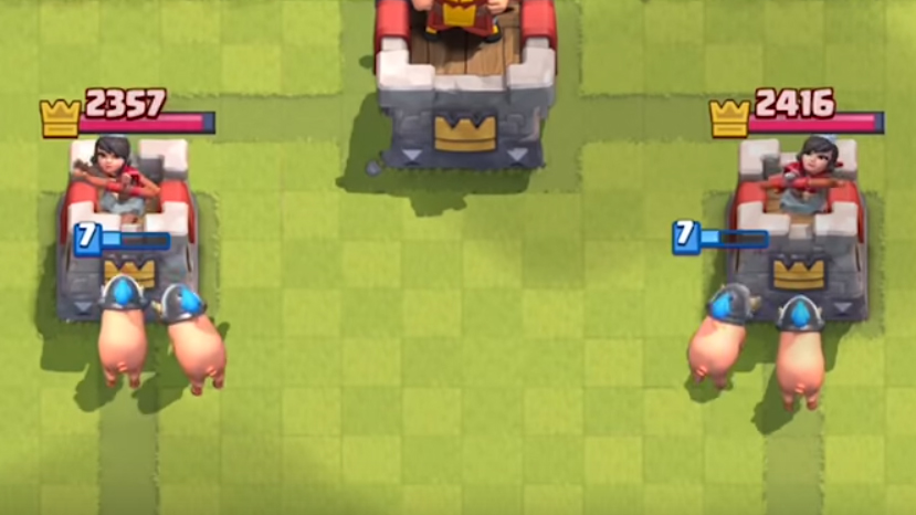 Bola de nieve y Puercos Reales Clash Royale Bola de nieve y Puercos Reales Clash Royale