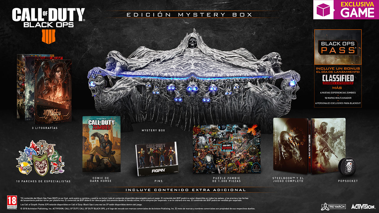 Call of Duty Black Ops IIII Mystery Edition call of duty, black ops iiii