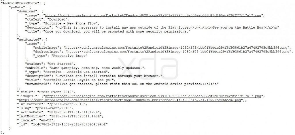 Código fuente de la web de Fortnite Código fuente de la web de Fortnite