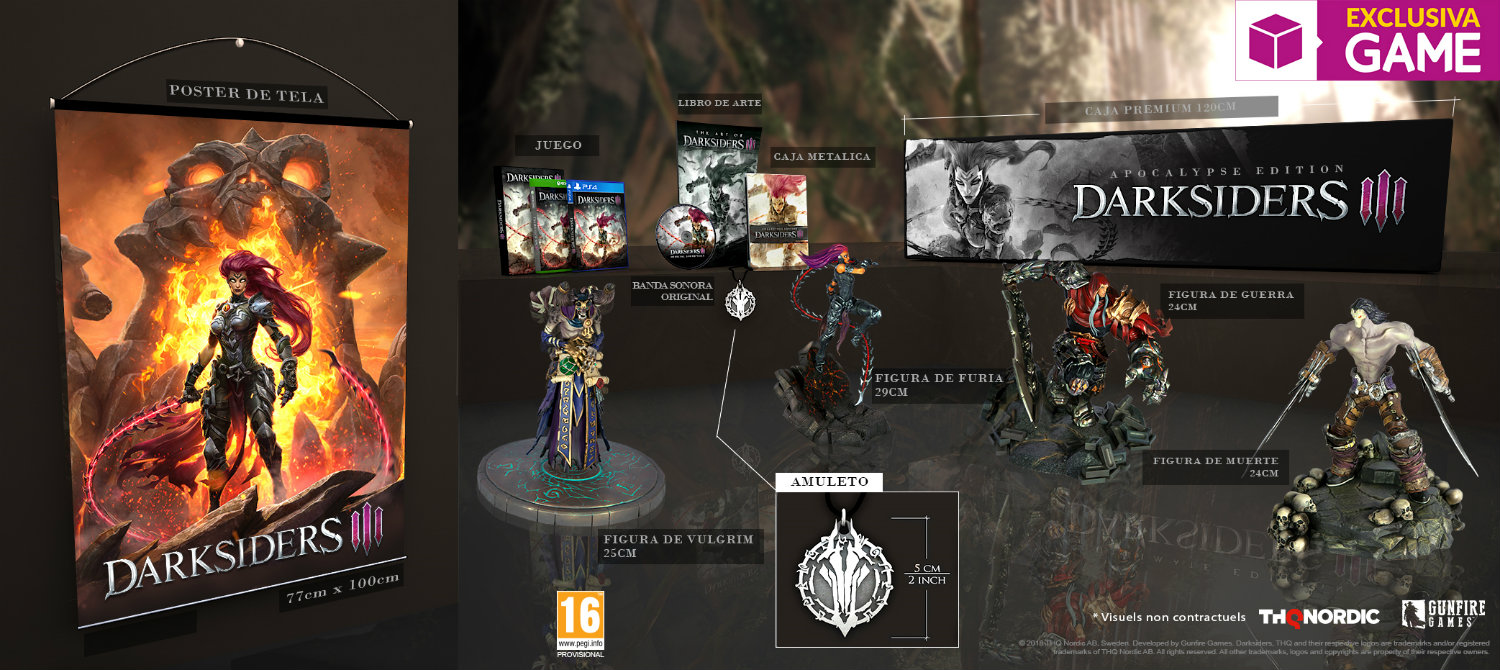 Darksiders 3 Apocalypse Edition GAME darksiders iii,