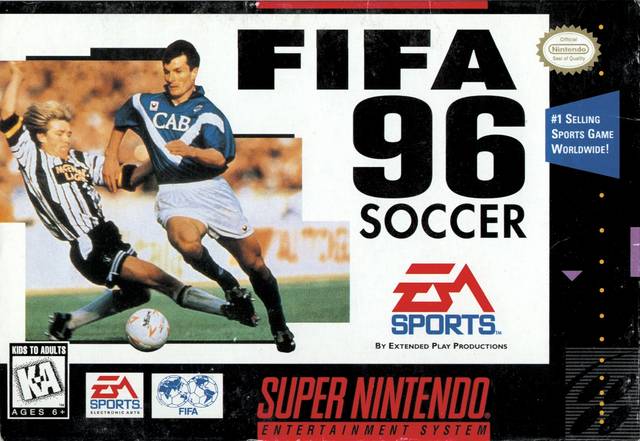 FIFA 96 portada FIFA 96 portada