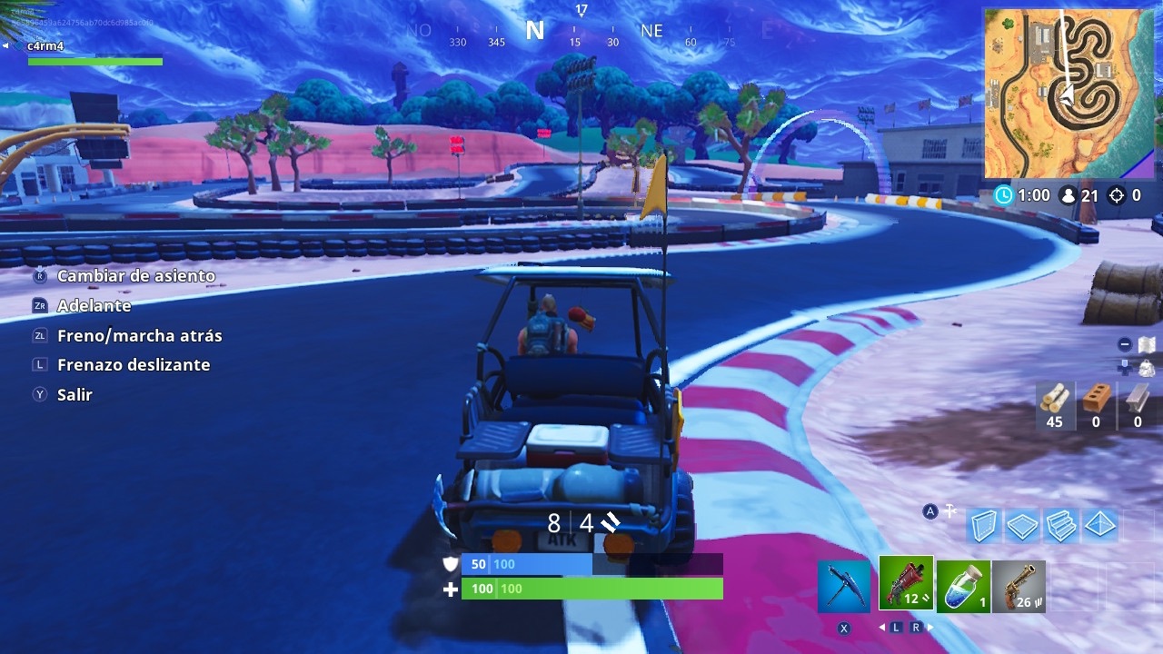 Fortnite Contrarreloj Carritos 2 Fortnite Contrarreloj Carritos 2