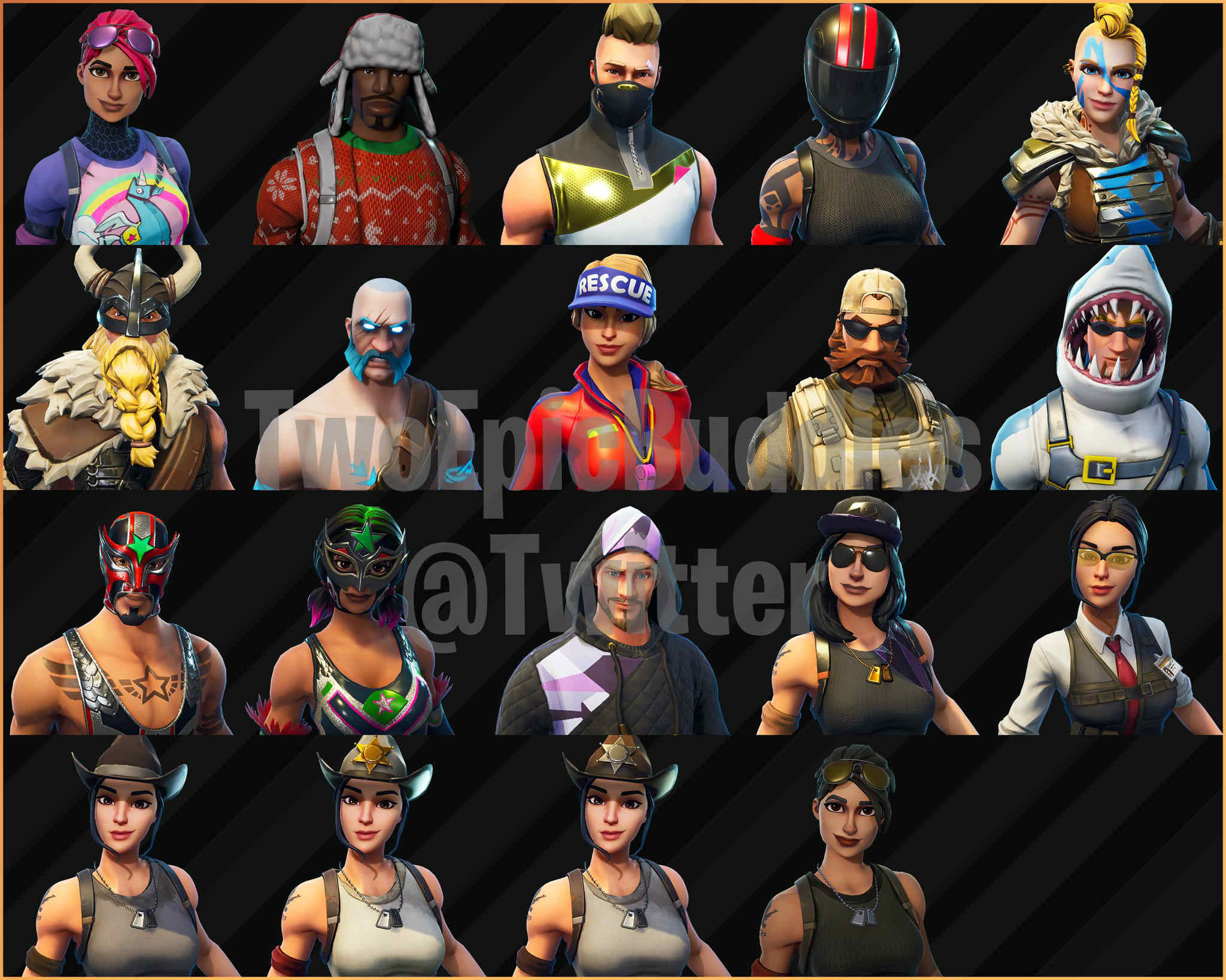 fortnite season 5 skins - skins personajes de fortnite mujeres