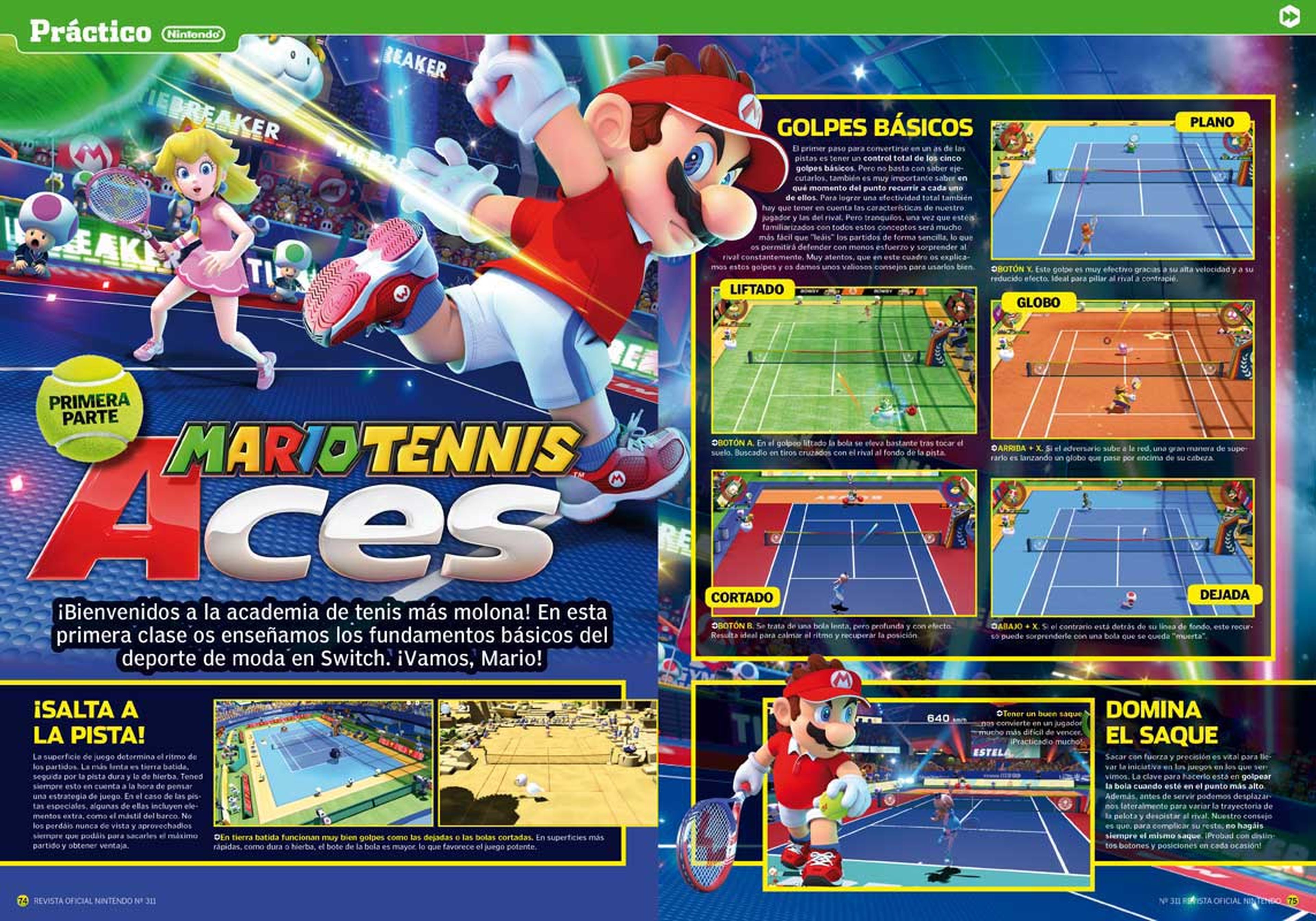 Guía Mario Tennis Aces RON 311