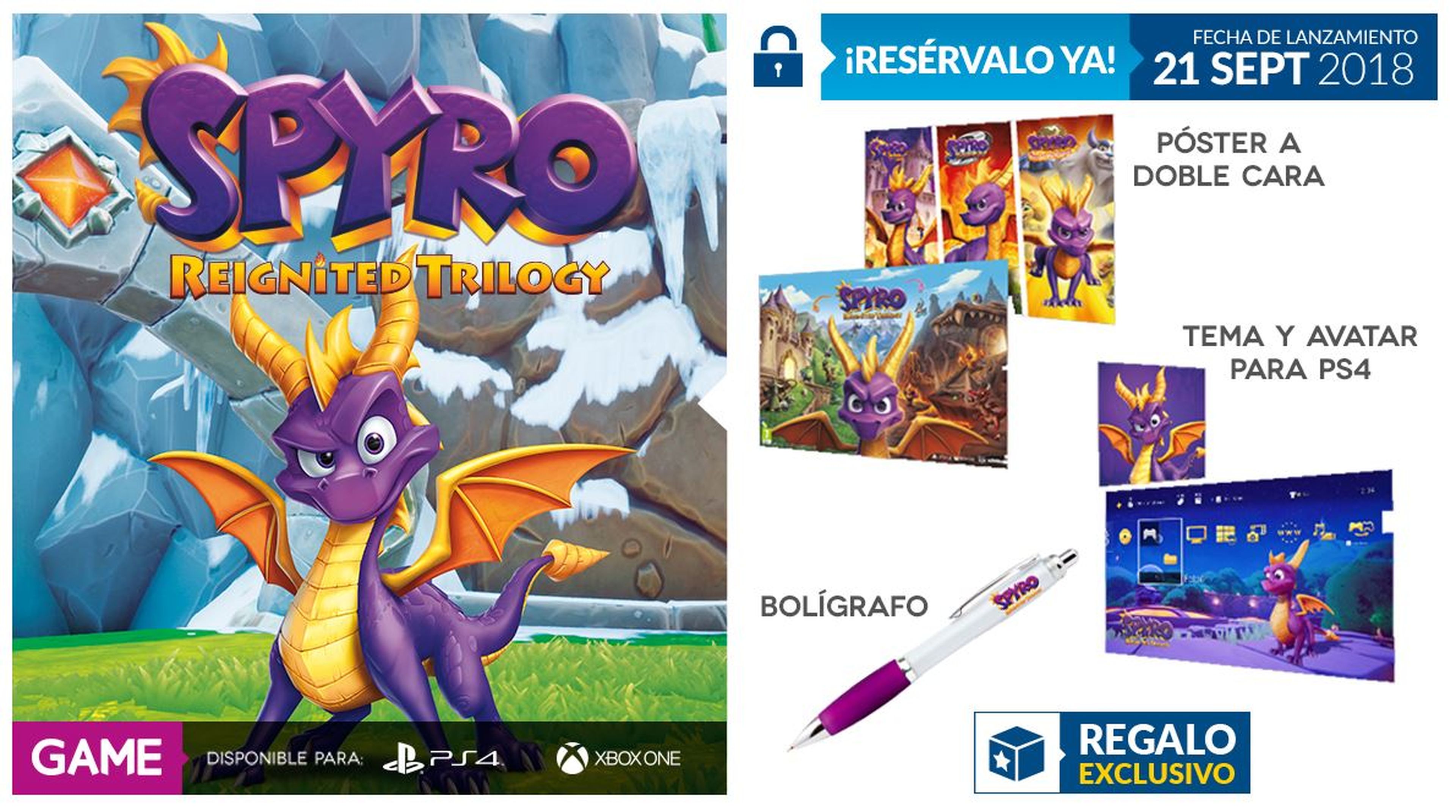 Regalos Spyro Reignited Trilogy en GAME