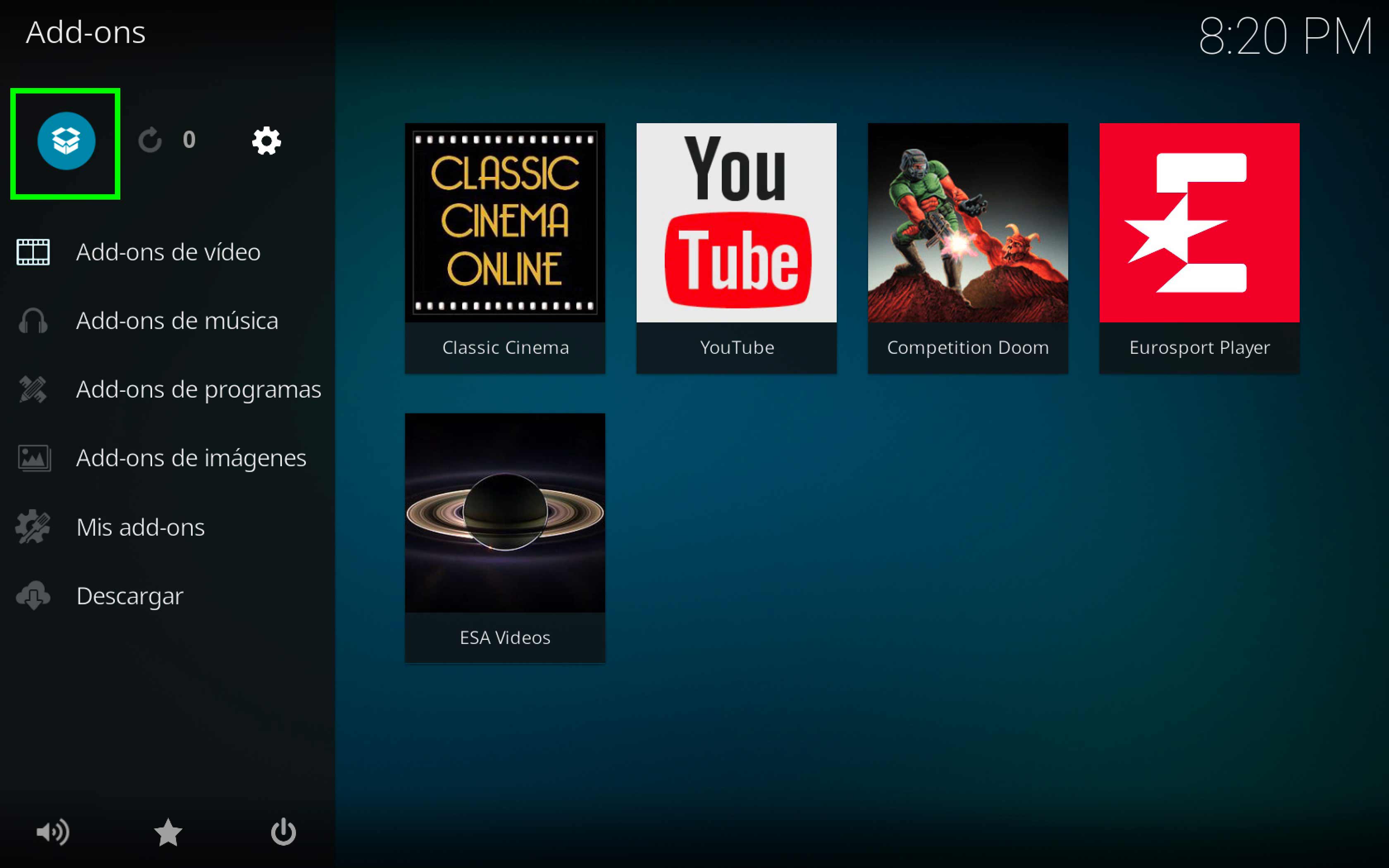 TDT en Kodi TDT en Kodi