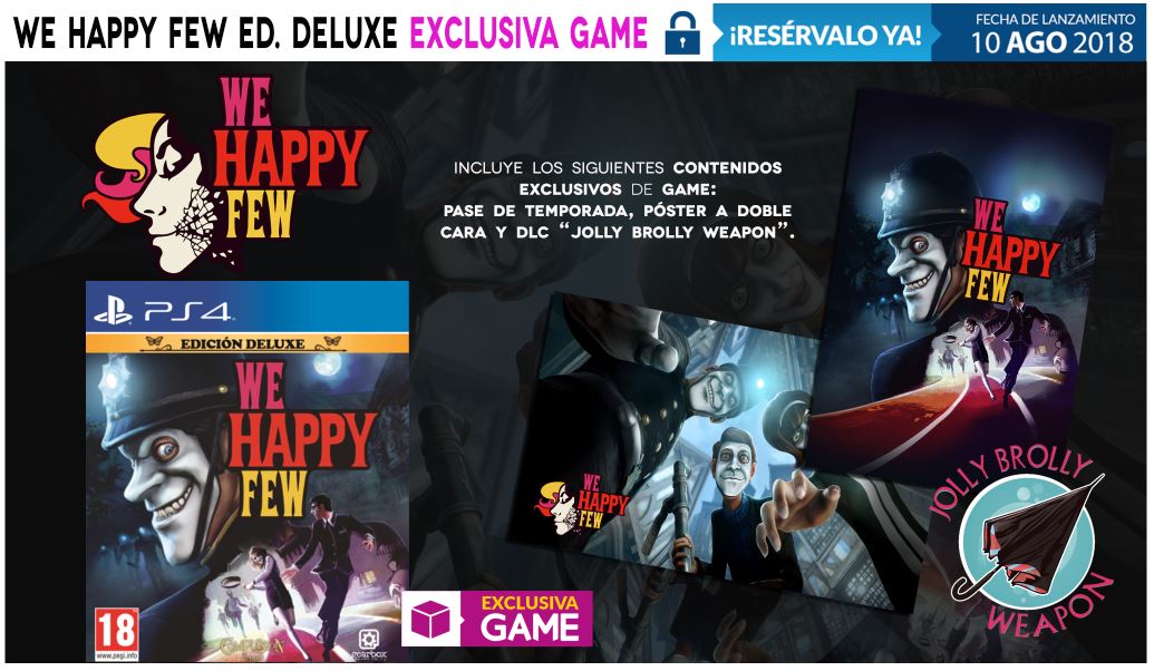 We Happy Few Edición Deluxe en GAME We Happy Few Edición Deluxe en GAME