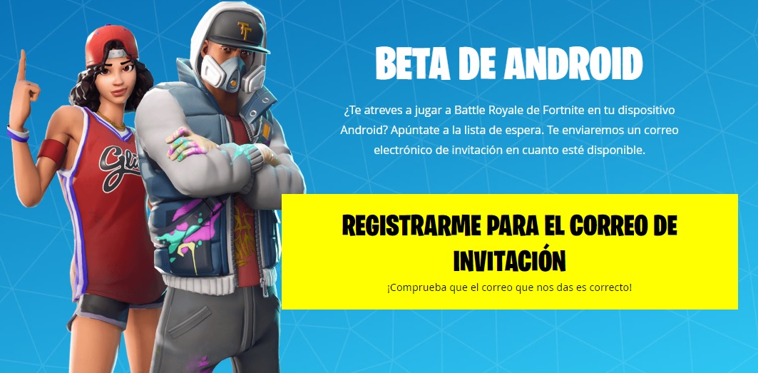 Beta de Fortnite Battle Royale para Android Beta de Fortnite Battle Royale para Android
