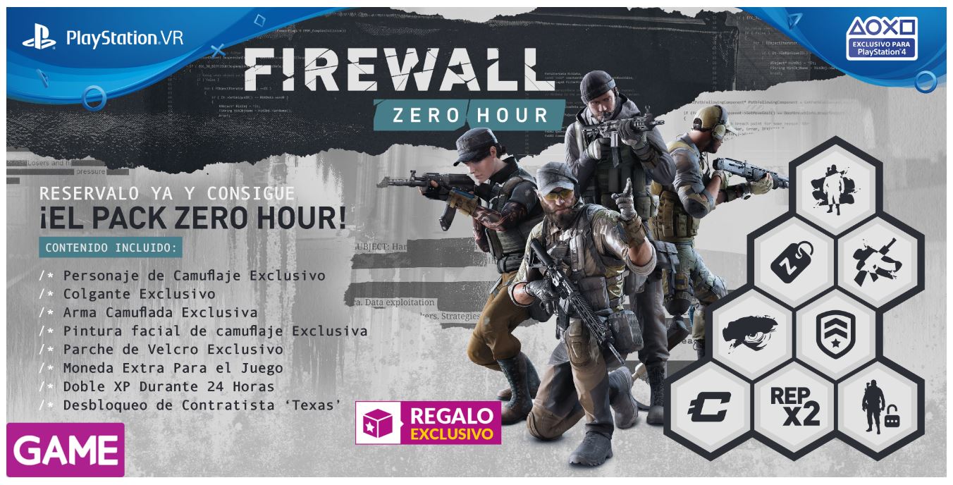 Firewall Zero Hour VR Edición GAME Firewall Zero Hour VR Edición GAME