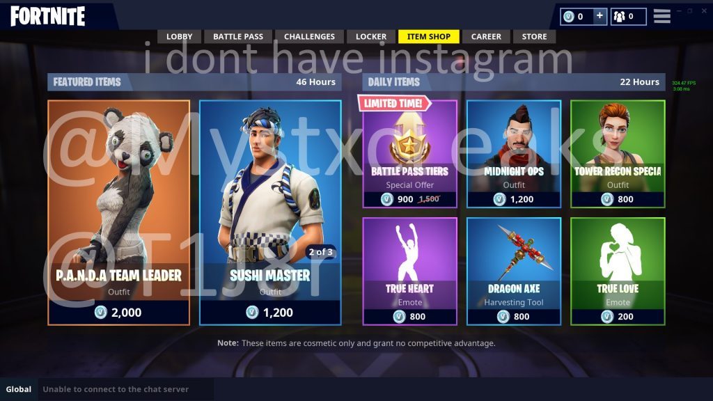 Fortnite Battle Royale - 18 de agosto Fortnite Battle Royale - 18 de agosto