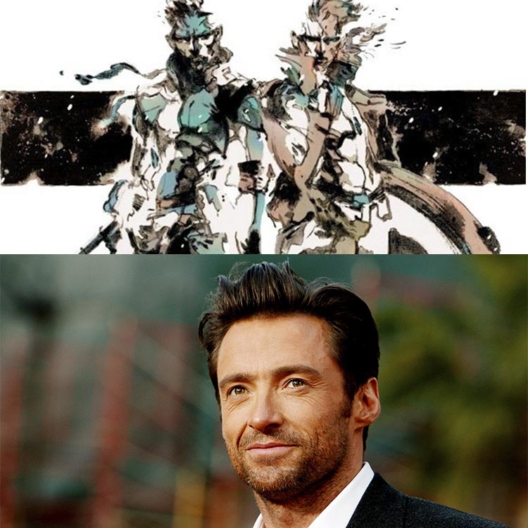 Hugh Jackman como Solid Snake y los "otros" Snakes Metal Gear Solid - Nuestro fancast de la película