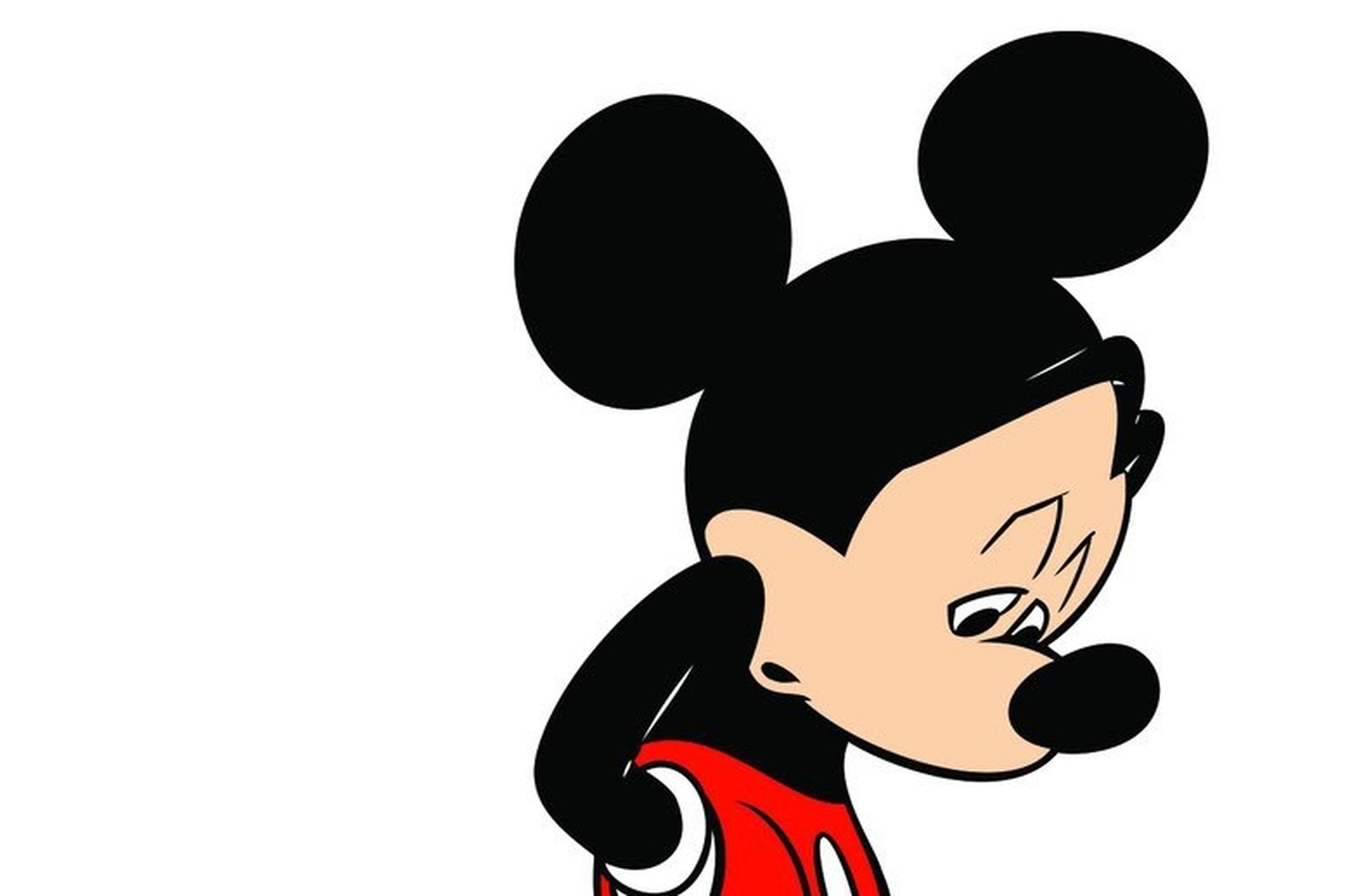 Mickey Mouse triste