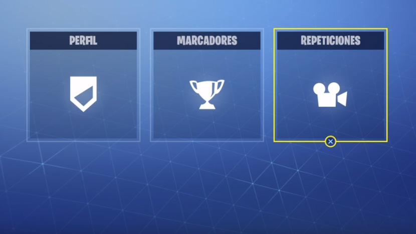 Modo repetición Fortnite Modo repetición Fortnite