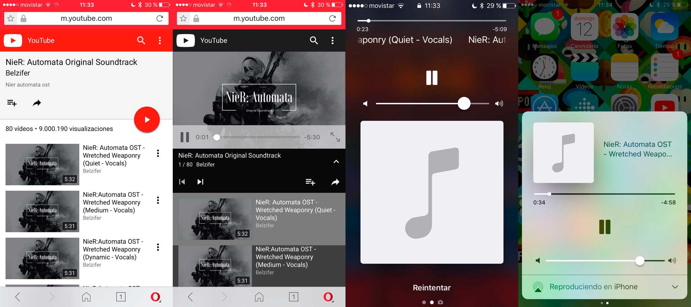 Música Youtube segundo plano iPhone Música Youtube segundo plano iPhone