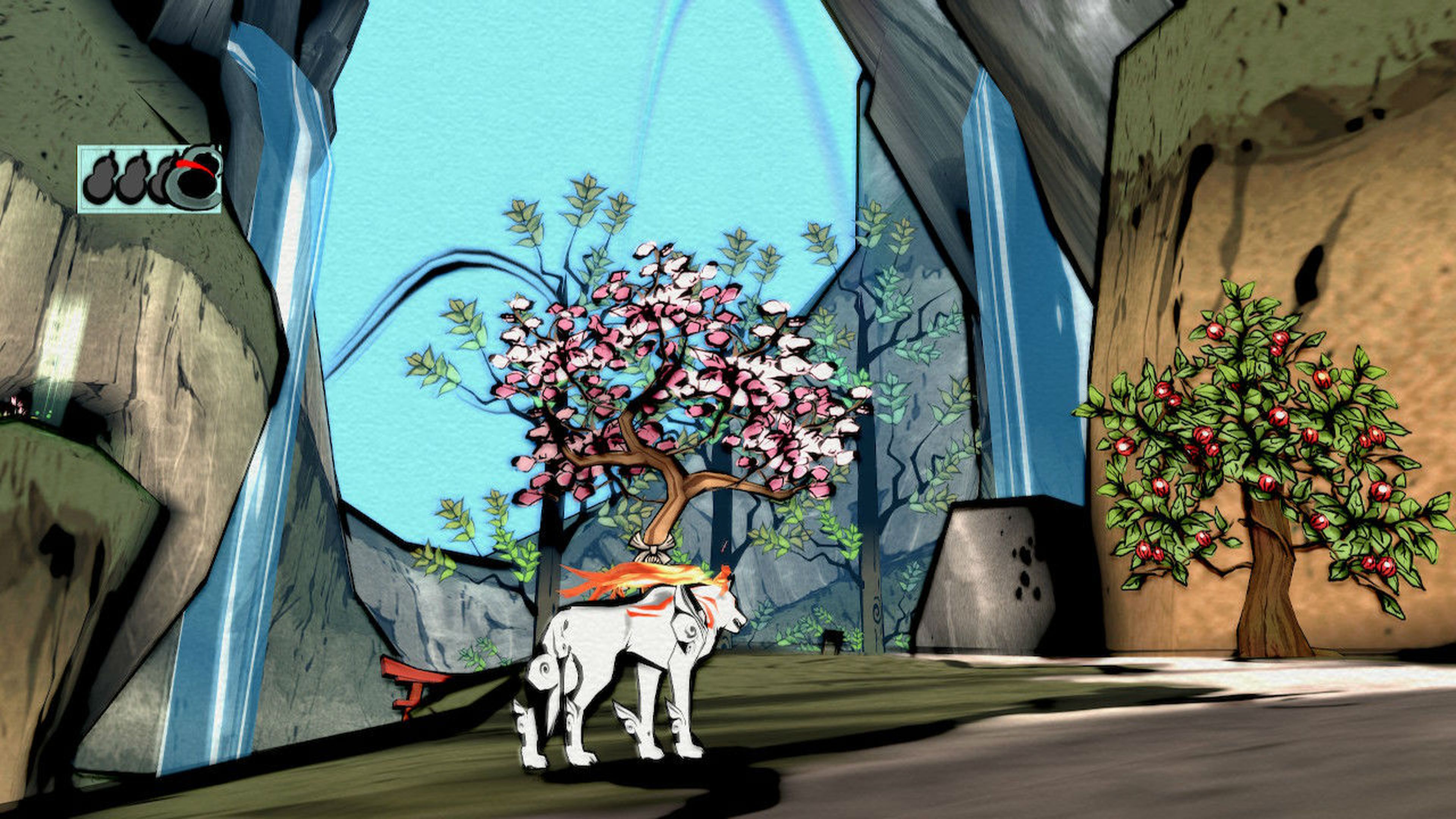 Okami [NS, PC, PS2, PS3, PS4, Wii, XBO] – Flower / Amaterasu