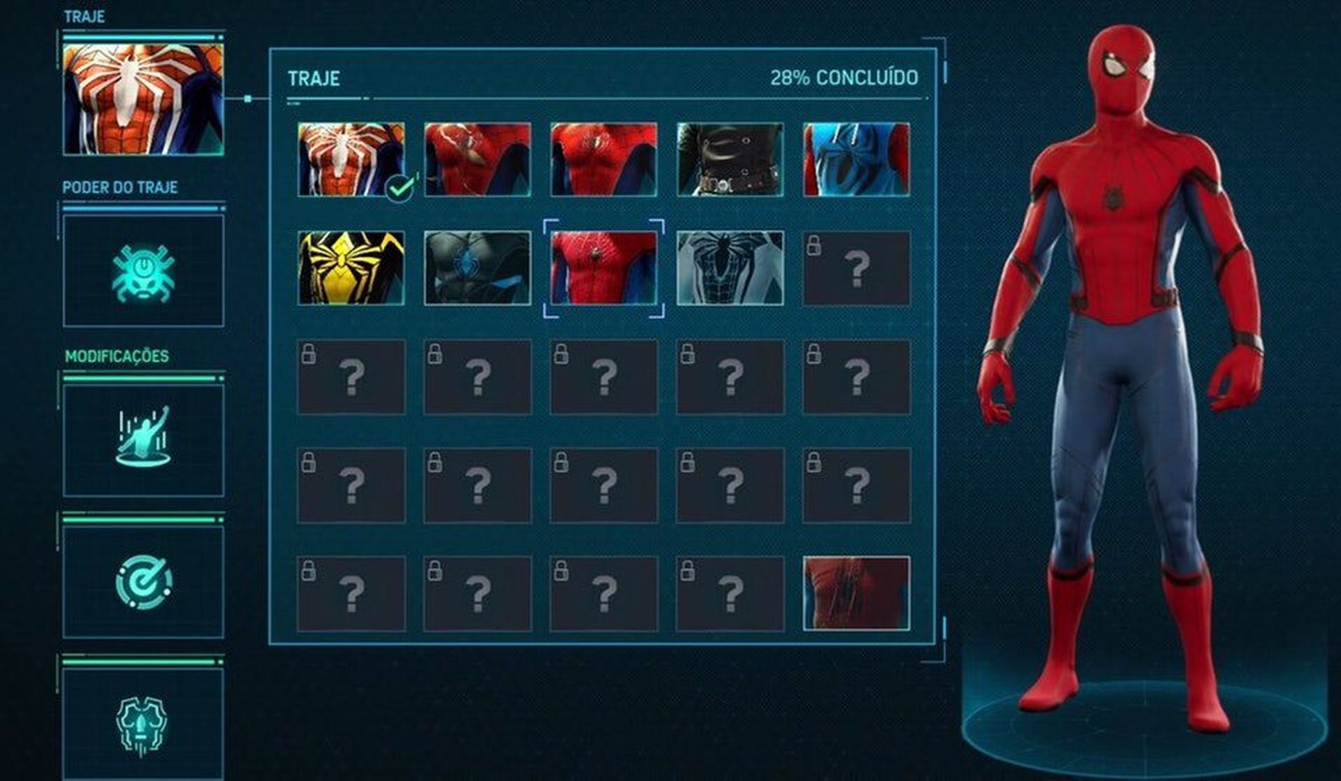Spider-Man para PS4 - Trajes filtrados