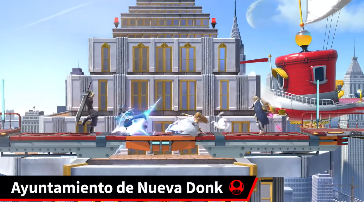 Super Mario Odyssey en Super Smash Bros. Ultimate odyssey, mapa, escenario,