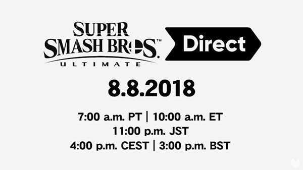 Super Smash Bros Ultimate Direct Super Smash Bros Ultimate Direct