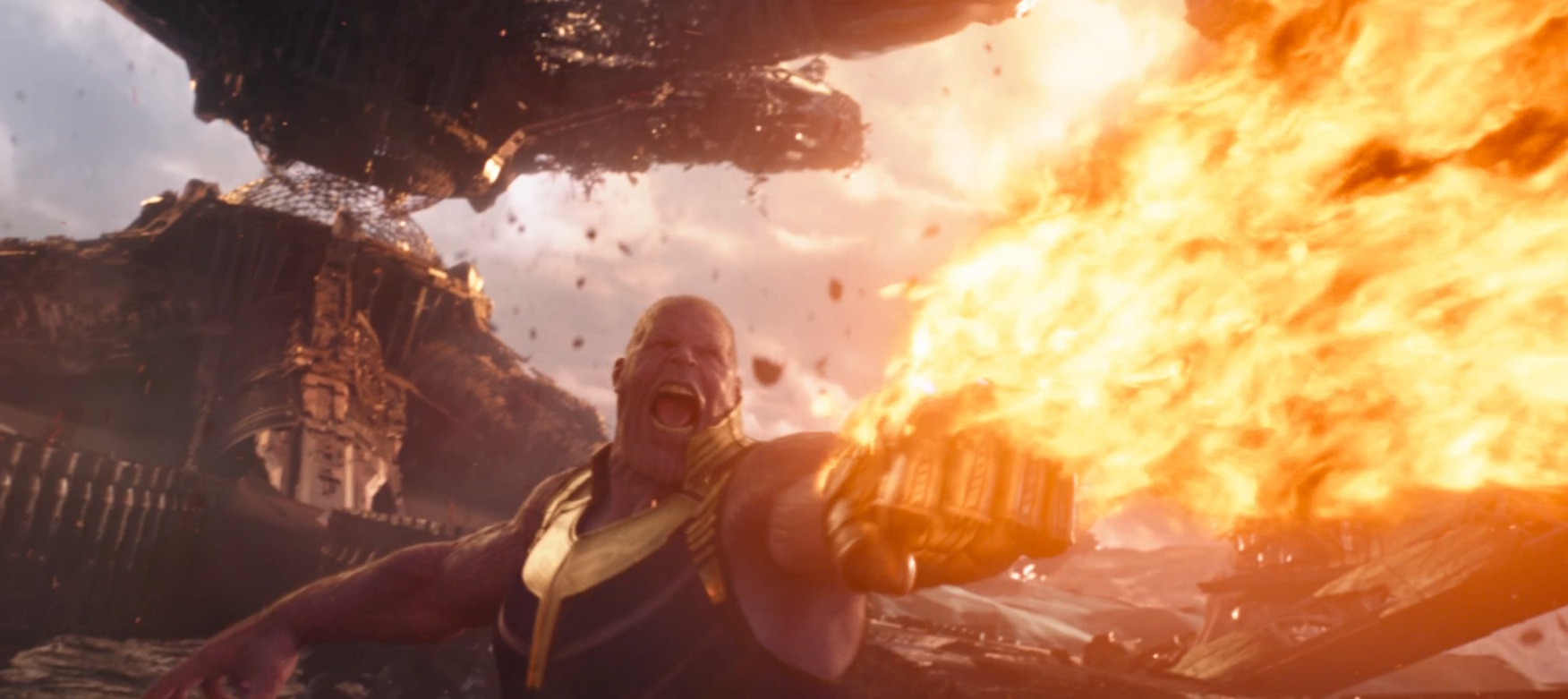 Resultado de imagen para thanos destruye el universo con un chasquido