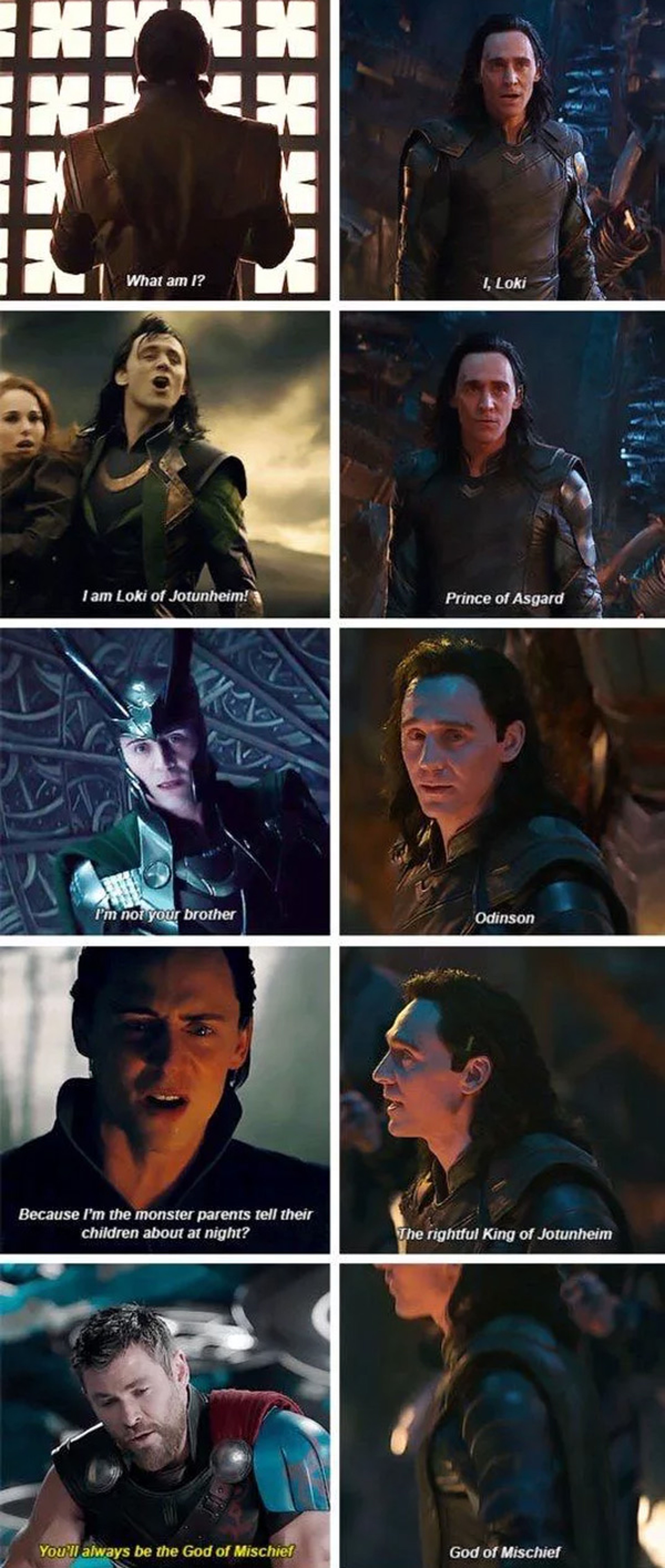 Vengadores Infinity War discurso Loki