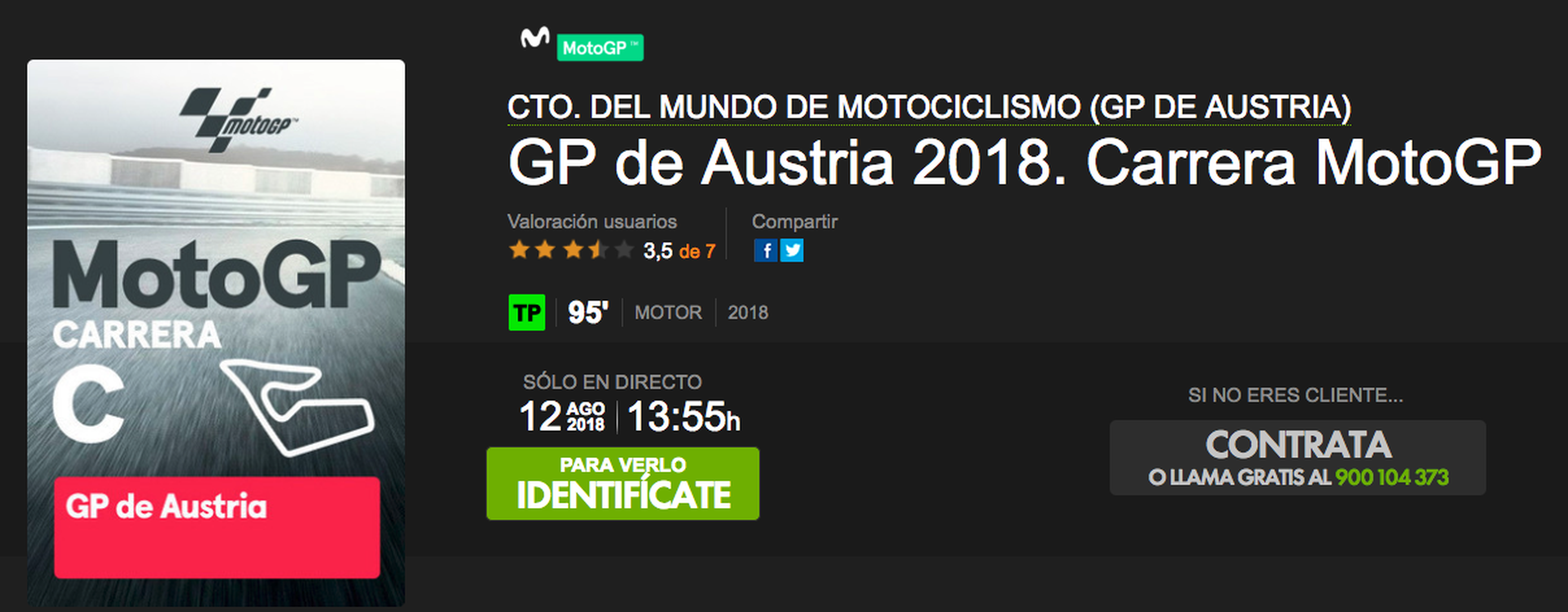 ver motogp austria 2018 por internet