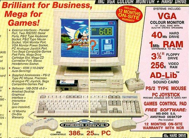 Los 10 errores y meteduras de pata más sonados de la historia de las consolas Amstrad Mega PC