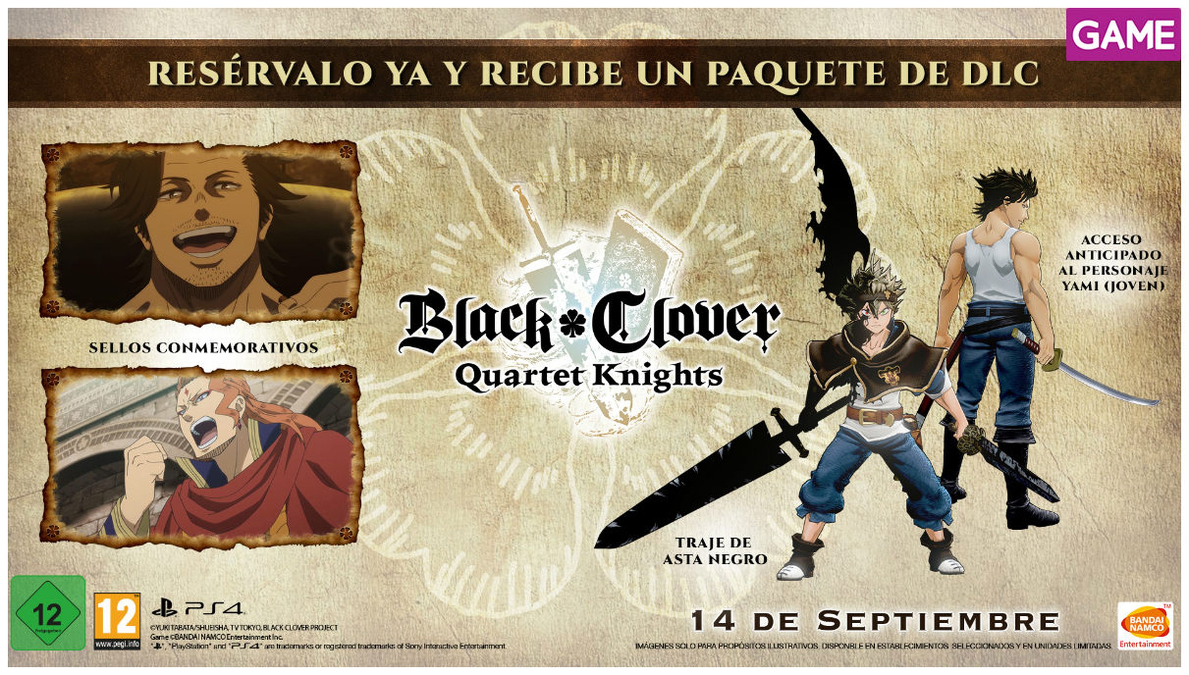 Black Cover Quartet Knights GAME