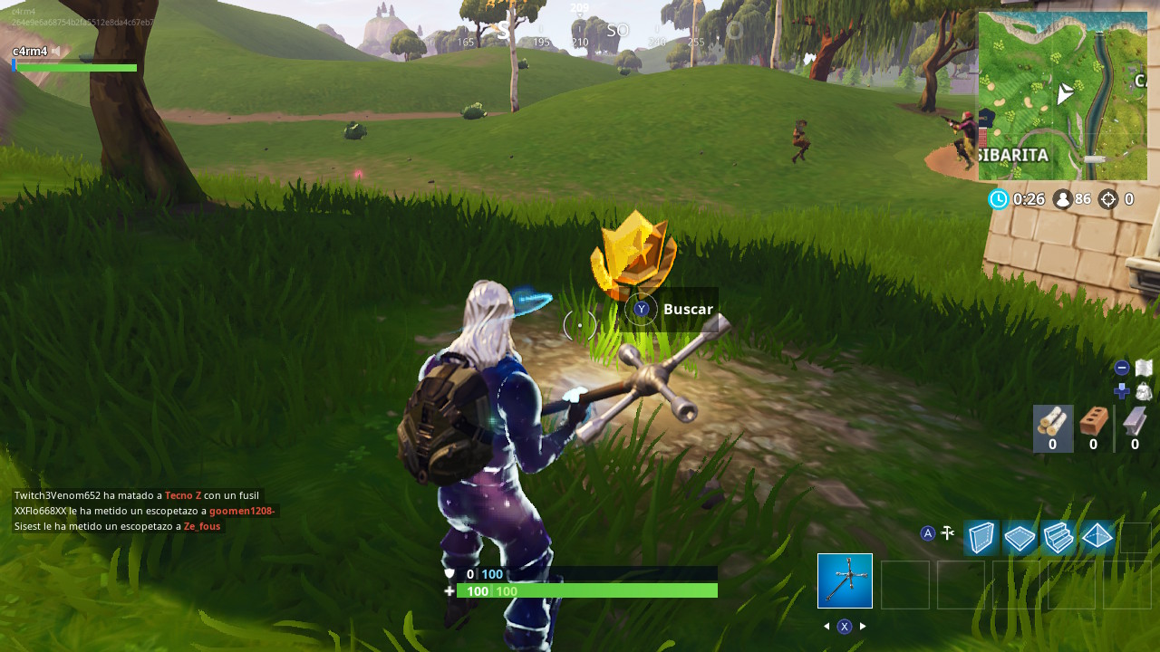 busca entre un puente cubierto, una cascada y el 9º green en Fortnite busca entre un puente cubierto, una cascada y el 9º green en Fortnite
